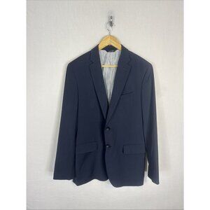 Banana Republic Cerruti Wool Blazer Navy Tailored Fit 40R Sport Coat